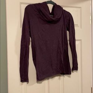 Lightweight cowl neck shirt